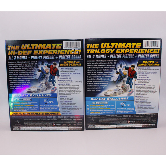 Back to the Future: 25th Anniversary Trilogy (Blu-ray) with Slipcover - Picture 6 of 16